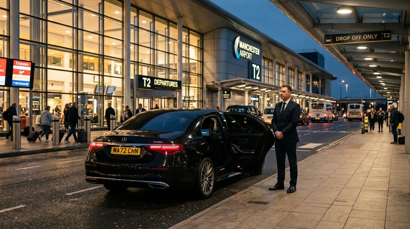 Premier Manchester Airport chauffeur transfer service